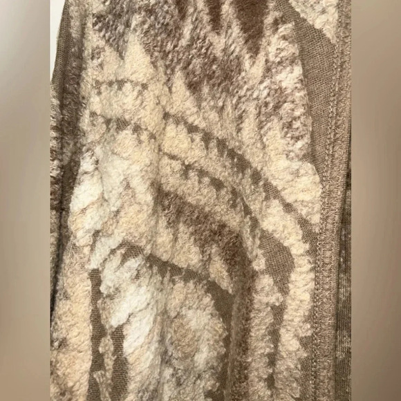 Lucky Brand Western Print Fringe Cardigan. Size small - Picture 3 of 5